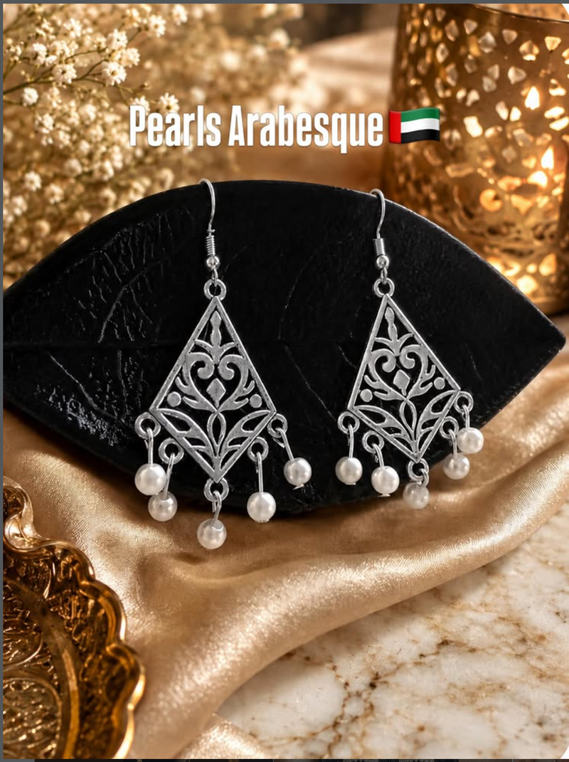 Pearls Arabesque Earrings