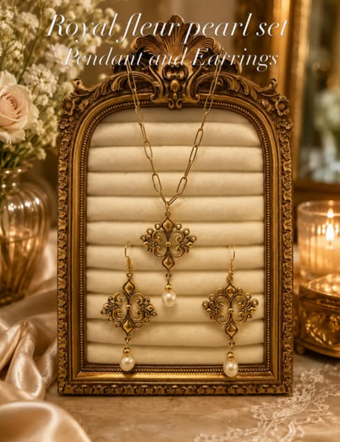 Royal Fleur Pearl set